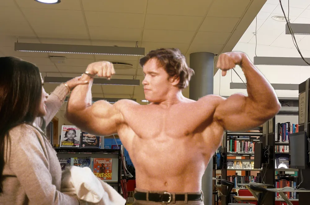 Arnold Schwarzenegger går med i Konstklubben