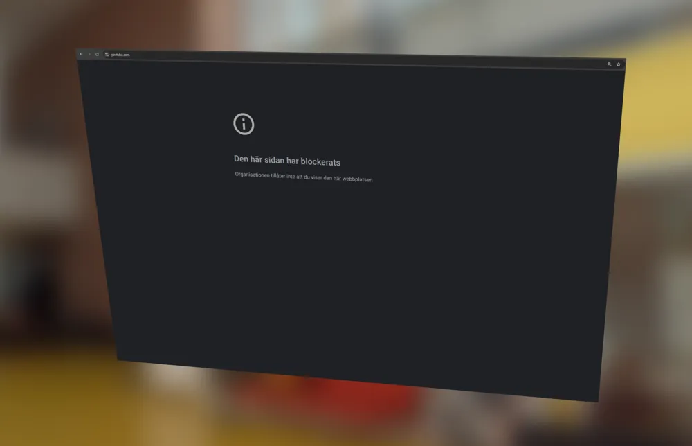 VARFÖR BLOCKERA YOUTUBE